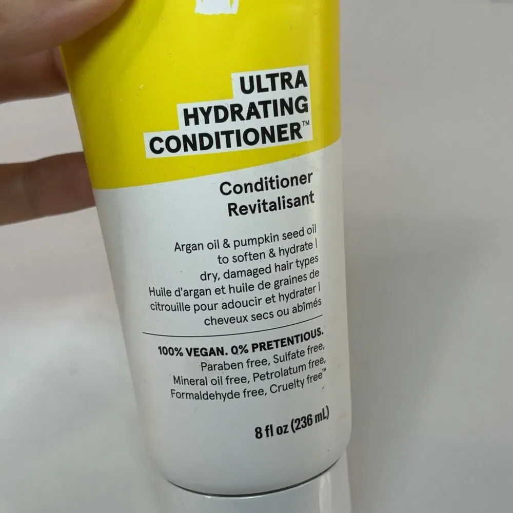 Acure Ultra Hydrating Conditioner 8oz Argan Oil & Pumpkin Seed Oil Vegan New